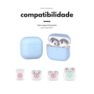 Capa Airpods 4 Silicone Cores Vivas com Mosquetão - Proteção e Estilo! - imagem 5