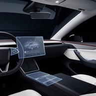 Película Protetora TPU HD para Tesla Model Y 2025 - Proteção Contra Arranhões com Corte Personalizado - imagem 2