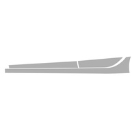 Vicrez PPF Pre-Cut Rocker para Honda Civic 2022-2023 | Proteção de Tinta Autorreparável - imagem 1