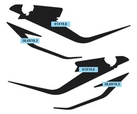 Adesivo Protetor Tank Pad Cromo Sign Azul para Honda Pop 110 (2020) - Estilo e Proteção Premium - imagem 3