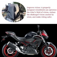 Para-brisa Modificado e Alargado Z500 / Z500 SE 2024+ Preto - Proteção e Estilo Inigualáveis - imagem 4