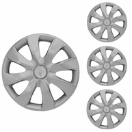 Jogo de Calotas Prime Silver Aro 14 Universal Elitte Motors - Design Moderno e Proteção - imagem 1