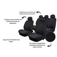 Capa Banco Fiat Original: Uno, Siena, Palio, Punto (Preto) - Proteção e Estilo - imagem 4