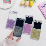 Capinha Z Flip 6: Glitter, Transparente e Proteção! - imagem 3