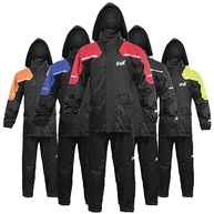 HWK Roupa de Chuva Moto 2 Peças Impermeável c/ Jaqueta e Calça Refletiva - Proteção Total - imagem 2