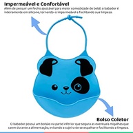 Buba Babador de Silicone com Pega Migalhas Colorido - Proteção e Estilo para Bebês - imagem 4