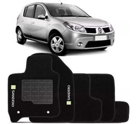 Tapete Automotivo Sandero 2008-2014: Carpete Premium Bordado com Estilo e Proteção - imagem 1