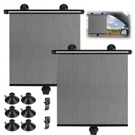 Kit 2 Cortinas de Sol Retrátil para Carro - Proteção UV e Bloqueio de Calor - imagem 1