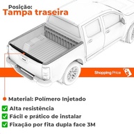 Protetor de Tampa Traseira Caçamba Frontier Cabine Dupla 2023-2025 | Proteção e Estilo - imagem 3