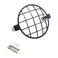 MotiveTech Proteção de Farol Motocicleta Grade Metal Retrô - Estilo Vintage e Segurança - imagem 2