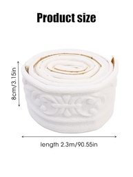 Adesivo Autoadesivo de Borda de Parede Branco - Decoração e Proteção para Cômodos Modernos - imagem 2