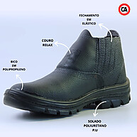 Botina de Segurança Relax 010: Conforto e Proteção - imagem 1
