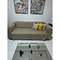 Protetor de Sofá 3 Lugares Suede Aveludado – Conforto e Proteção - imagem 1