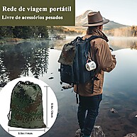 Rede Camping 300kg JOYFOX: Conforto e Proteção! - imagem 2