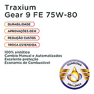 Óleo Total Traxium Gear 9 FE 75w80: Economia e Proteção - imagem 2