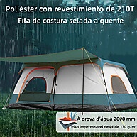 Barraca Camping 4-8 Pessoas JOYFOX: Espaço e Proteção! - imagem 2