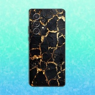 Capa Samsung: Mármore Black Gold – Elegância e Proteção - imagem 4