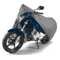 Capa Moto Impermeável Térmica Metalizada - Proteção Total Sol, Chuva e Calor (130x230cm) - imagem 1