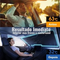 Protetor Solar Para-Brisa Universal: Proteção Térmica UV e Dobrável para Seu Carro - imagem 3