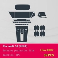 Película Protetora TPU Painel Central Audi A3 8Y S3 2020-2025 - Proteção e Estilo - imagem 4