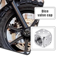 Tampas de Válvula de Pneu com Design de Dados Prateados - Estilo e Proteção para Seu Veículo - imagem 5