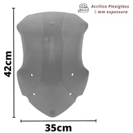 Bolha Parabrisa Alongada Fumê para Yamaha Tenere 250: Proteção e Estilo Superior - imagem 5
