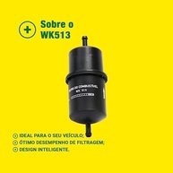 Filtro de Combustível MANN-FILTER WK 513 Blindado - Proteção Essencial para Fiat - imagem 4