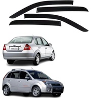 Calha de Chuva Adesiva Fumê para Ford Fiesta 2ª Geração (2002-2014) - Proteção e Estilo - imagem 1