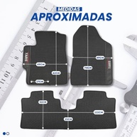 Kit Tapete Automotivo Emborrachado Impermeável Yaris Hatch 2019-2025 (XL, XLS, XS) - Proteção Total - imagem 3