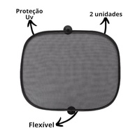 Kit 2 Protetores Solares Dobráveis para Carro: Proteção UV e Interior Fresco - imagem 4