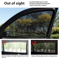 Proteção Solar Universal para Janela de Carro: Kit 4 Peças com Rede Anti-UV e Respirável - imagem 4