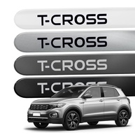 Friso Lateral Porta T-Cross 2019-2025 Redondo Pintado Original - Proteção e Estilo - imagem 1