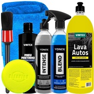Kit Completo Lava Autos Vintex & Vonixx: Brilho Intenso e Proteção Duradoura - imagem 1