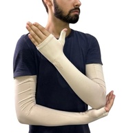 Manguito Luva Protetora Solar UV50+ Bege: Proteção Máxima e Conforto para Sua Pele - imagem 3