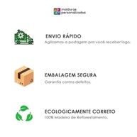 Moldura 50x100 com Proteção PETG para Quadros e Posters - Design Moderno e Resistente (Preto) - imagem 5