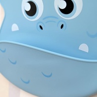 Babador de Silicone Papi Monstrinhos com Bolso - Proteção Moderna e Estilosa para Bebês - imagem 5
