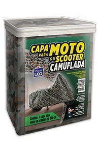 Capa de Moto Camuflada Plast Leo: Proteção Total para sua Moto ou Scooter - imagem 2