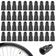 40 Tampas de Válvula Presta Pretas Universais - Proteção e Estilo para Sua Bicicleta MTB - imagem 1