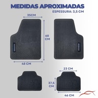 Tapete Emborrachado Nivus 2020-2025: Proteção Macia, Lavável e Antiderrapante - imagem 5
