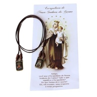 Escapulário Nossa Senhora do Carmo em Metal Envelhecido - Proteção e Fé com Estilo - imagem 2