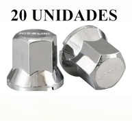 Kit 20 Capas de Porca Nicolini Cromada 33mm: Proteção e Estilo para seu Caminhão - imagem 3