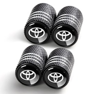 Tampas de Válvula de Pneu Premium para Toyota: Proteção e Estilo em Liga de Alumínio (4 Unidades Pretas) - imagem 2