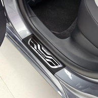 Soleiras e Pedaleiras Inox BYD King 2025+ com Vinil Preto: Proteção e Estilo Premium - imagem 4