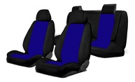 Capa para Banco de Automóvel: Conforto e Proteção em Tecido Grosso Forrado (Preto/Azul) - imagem 1