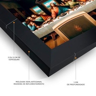 Moldura 60x84 com Proteção em Acetato para Quadros e Posters - Design Moderno e Durável - imagem 3