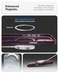 Capa Spigen Nano Pop MagFit para iPhone 17 - Proteção Premium Burgundy Bean - imagem 4