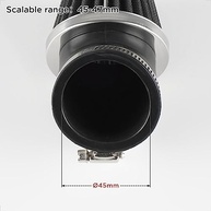 Filtro de Ar Universal Evermotor 45mm 46mm 47mm Curva 45° - Potência e Proteção para sua Moto! - imagem 3