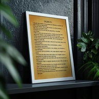 Quadro Decorativo Salmo 91 com Moldura - Versículo Bíblico de Proteção e Fé para Sua Casa - imagem 2