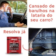 Emborrachamento Automotivo ANJO Batida de Pedra 900ml (Branco) - Antirruído e Proteção Superior - imagem 3