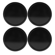 Tampa Cubo Roda Haofy 75mm: Proteção Premium Contra Arranhões e Chuva (Preto) - imagem 1